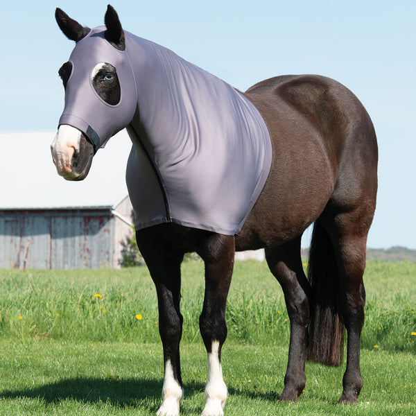 CoolAid Equine Lycra Head and Shoulder Hood